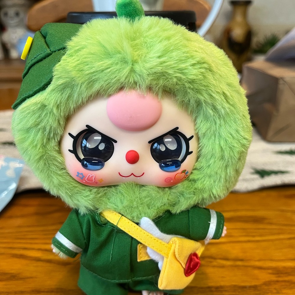 Baby Three “Green Apple Postman”‎ Confirmed New in Box has Crying eyes